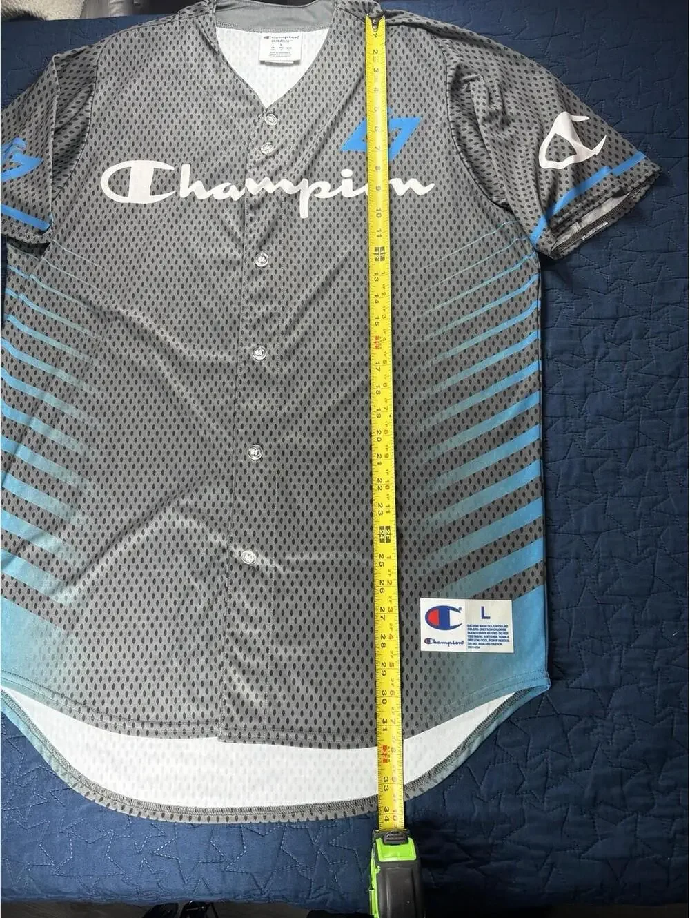 Champion UltraFuse Counter Logic Gaming Baseball Jersey Size L - Picture 6 of 9